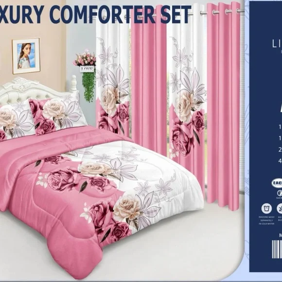 Luxury Red Comforter Set
